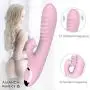 Clitorials Sucking Stimulator Vibrate Toy Oral Tongue Simulation, Waterproof 12 Frequency Sucking Vibration Wand, Soft & High Speed Clitorial Sucking Toy for Female,T-Shirt
