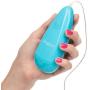 CalExotics Waterproof Gyrating Bullet Vibrator - Sex Toys for Couples - Wired Adult Vibe Egg Male P Spot Massager – Teal