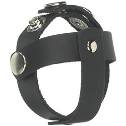 KinkLab Cock and Ball Harness, Leather