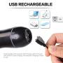 Micro Wand Massager - Smallest and Strongest Cordless Handheld Massage - Powerful Vibrating Power - Best for Travel - Magic Stress Away - Perfect on Back Legs Hand Pains and Sports