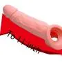 Extender Enlarger Extension Sheath Elastic Long Lasting Time Size Sleeve Stamina Enhancer (Flesh) 04
