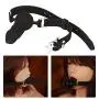 FST Silicone Realistic Dildo Gag with Ball, Adjustable Strap on Mouth Gag for SM (Black) FST Silicone Realistic Dildo Gag with Ball, Adjustable Strap on Mouth Gag for SM (Black)