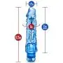 Eden 9" Soft Large Thick Realistic Vibrating Dildo, Multi Speed Powerful Vibrator, Sex Toy for Women, Blue Eden 9" Soft Large Thick Realistic Vibrating Dildo, Multi Speed Powerful Vibrator, Sex Toy for Women, Blue