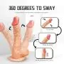 12-Speed Vibrating G~Spôt Vîb~rá~tör 360 Rotary Vibration, Soft-Ðildǒ Magic Vibrartion Vibrate Durable,Easy to Clean Great Relax Gift for Women/Men