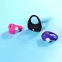 Louviva Vibrating Cock Ring, Male Penis Ring Sets with Clitoral Stimulate Features, Efficient Delay Adult Toys for Couples and Lovers (3-Piece Set)