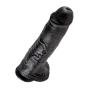 Pipedream King Cock with Balls, Black, 11 Inch