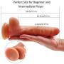 Liuyifo 7.5 inch Women Relax Vibrant Toy with Strong Suction Cup Hands-Free Body Vibrant Toy Tshirt