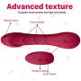 G Spot Dildo Vibrator for Female Vagina Clitoris Anal Stimulator, Waterproof Rechargeable Quiet Vibrating Powerful Vibrators Adult Sex Toy Gift for Women Couple with 12 Vibration Mode- MELO (Burgundy)