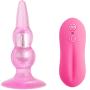 AKStore 10 Mode Vibration Anal Pleasure Butt Plug Vibrating Prostate Massager Anal Sex Toy,Bulbs Probe(Pink)