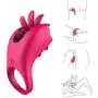 Tongue Ring Soft Silicon Vibrating Clock Ring Delay Lasting Enhance Lock Fine Rings for Men Time Delay Exercise