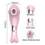 Clitoral Nipple Sucking Vibrator, 10 Suction Patterns Tongue Rechargeable Stimulator Vibrators Waterproof Adult Sex Toys for Women,Couples