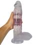 Fistsunbook Realistic Dîldɔ with Suction Cup for Hands Free Play Women Fancy Toy Stick Fistsunbook