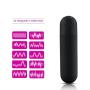 VSSHE Bullet Massager Rechargeable for Travel - 10 Speed Portable Waterproof Bullet Viberate Toys for Muscle Therapeutic (Black Without Box)