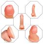 Dildo for Men Magic Soft Wand 7.8 Inch Realistic Tool for Her and Him with Suction Cup Wonderful Relax Toy - (Skin)