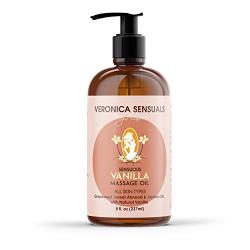 Veronica Sensuals Vanilla Scented Couples Massage Oil 8 oz