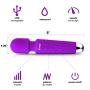 KingL Personal Massager Whisper Quiet Powerful Vibration, Waterproof, Handheld, Cordless for Neck Shoulder Back Body Massager, Sports Recovery & Muscle Aches