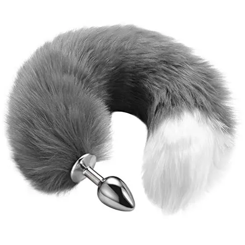 UTIMI Butt Plug 15.7" Fox Tail Stainless Steel Anal Stopper Cosplay Plug Smooth Anus Sex Toy for Women(Faux) UTIMI Butt Plug 15.7" Fox Tail Stainless Steel Anal Stopper Cosplay Plug Smooth Anus Sex Toy for Women(Faux)