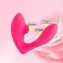 Qbyoop 10 Frequency Sucking Wand Massage, Wearable Perfect Clǐt-Oral Sucking VǐbRator Excited (Color : Pink)