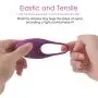 SVAKOM Wendy Vibrating Cock Ring Vibrator Powerful Full Silicone Penis Ring Waterproof Rechargeable Longer Lasting Erection Adult Sex Toy for Men Couples (Violet)