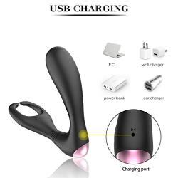 Sexy Toystory for Man 9 Mode Vibration with Men Vibrantor Toys Male Vibranting Wand Messager Rechargeable Back Neck Shoulder Relaxation Massaging Medical Grade Silicone