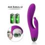 G Spot Rabbit Vibrator Anal Dildo Viberate Adult Toy for Clitoris Stimulation, OHYER Personal Massager Adult Sex Toys with 10 Vibration Modes Dual Motor Stimulator for Women or Couple （Purple）