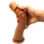 Big Double Layer Realistic Dildo, FAAK Slightly Bendable 9.5 Inch Soft G-Spot Premium Liquid Silicone Dual Density Huge Penis Dong with Suction Cup, Sex Toy for Female Masturbation Big Double Layer Realistic Dildo, FAAK Slightly Bendable 9.5 Inch Soft G-Spot Premium Liquid Silicone Dual Density Huge Penis Dong with Suction Cup, Sex Toy for Female Masturbation