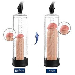 Electric Penis Pump Enlargement Vacuum Pump with 4 Extra Penis Rings and 2 Sleeves Automatic Rechargeable Male Enhancement Training Device to Increase Size and Strength