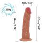 Zengaochen Strápǒn Dǒngs 7.87 in Huge SträpOň Sträp Härnéss Stráplěss Stráp Ǒn Stráp Dǒng Massager for Women