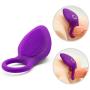 Soft Vǐbe Ring for Couples Tǐme Wand Powerful Male Cǒckríng Rechargeable Longer Lasting Shake Rooster,Medical Silicone Happy Toys Shock 10 Speeds USB