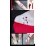 Halloween Temporary Blood-Tattoos Bleeding-Scar-Tattoo Stickers - Zombie Makeup Scary Fake Scars Blood Injuiry Cosplay Sticker for Halloween Masquerade Party 10 Sheets