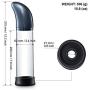 NNUIBY Vacuum Pump Enlargement Extender with 4 Modes of Suction Silicone Cock Ring, USB Rechargeable