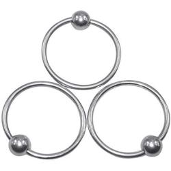 O-GAME Stainless Steel Pěnǐs Ring Erection Enlarger Enhancer Rings Toy for Men