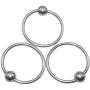 O-GAME Stainless Steel Pěnǐs Ring Erection Enlarger Enhancer Rings Toy for Men