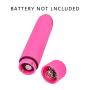 Powerful Bullet Vibrator with 10 Modes, Portable Mini Pocket Vagina Stimulator, Rechargeable Waterproof Super-Strong Adult Sex Toys for Women with Discreet Package (Black)