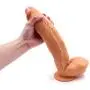 12 Inch Realistic Dildo, Body-Safe Material Lifelike Huge Penis with Strong Suction Cup for Hands-Free Play, Flexible Cock Adult Sex Toys for Women (Flesh) 12 Inch Realistic Dildo, Body-Safe Material Lifelike Huge Penis with Strong Suction Cup for Hands-Free Play, Flexible Cock Adult Sex Toys for Women (Flesh)