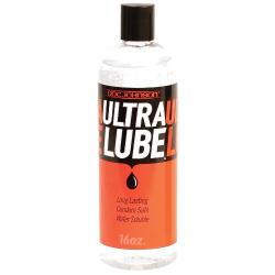 Doc Johnson Ultra Lube Water Based Personal Lubricant Extra-thick Long Lasting Condom-safe : Size 16 Oz