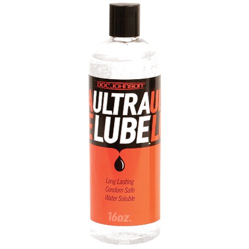 Doc Johnson Ultra Lube Water Based Personal Lubricant Extra-thick Long Lasting Condom-safe : Size 16 Oz