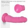Realistic Dildo, Louviva 9 inch Lifelike Liquid Silicone Big Penis, Women Sex Toys with Strong Suction Cup (Pink)