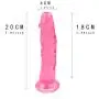 InvincibleFun Ergonomic Slim 7.87 Inch Soft Vibrant Toy with Suction Cup Base Easy to Clean Great for Beginners Unisex Magic (Color : Pink) InvincibleFun Ergonomic Slim 7.87 Inch Soft Vibrant Toy with Suction Cup Base Easy to Clean Great for Beginners Unisex Magic (Color : Pink)