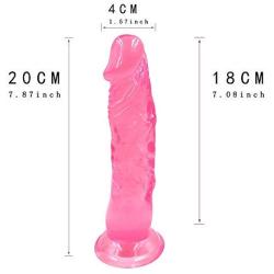 Zyuantyuan Slim 7.87 Inch Soft Toy with Suction Cup Base Great for Beginners Toys Friction Attrition (Color : Pink)