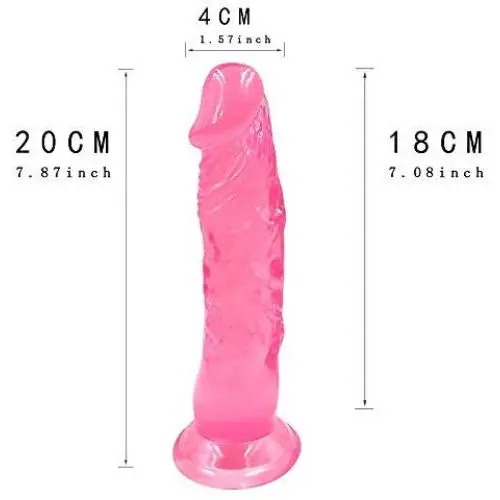 Zyuantyuan Slim 7.87 Inch Soft Toy with Suction Cup Base Great for Beginners Toys Friction Attrition (Color : Pink) Zyuantyuan Slim 7.87 Inch Soft Toy with Suction Cup Base Great for Beginners Toys Friction Attrition (Color : Pink)
