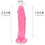 InvincibleFun Ergonomics 7.87 INCH Beginners Mini Soft Comfort Full Body Massager Easy to Clean Suction Cup Personal Relax Massage Skin Touch Wand Toys Scene Props Magic (Color : Pink)