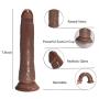 7.9 inch Realistic Dildo for Beginners with Suction Cup Lifelike Fake Penis for Women Adult Sex Toys for Vaginal G-spot and Anal Play(Brown) 7.9 inch Realistic Dildo for Beginners with Suction Cup Lifelike Fake Penis for Women Adult Sex Toys for Vaginal G-spot and Anal Play(Brown)