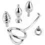 1SET Portable Stainless Steel Solid Metal Hook Delay RinDual-use Plug 1SET Portable Stainless Steel Solid Metal Hook Delay RinDual-use Plug