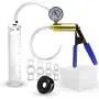 LeLuv Ultima Male Enhancement Vacuum Pump Blue Handle Bundle with Vacuum Gauge, Soft Black TPR Seal & 4 Sizes of Constriction Rings 9 x 1.75 inch Untapered Cylinder LeLuv Ultima Male Enhancement Vacuum Pump Blue Handle Bundle with Vacuum Gauge, Soft Black TPR Seal & 4 Sizes of Constriction Rings 9 x 1.75 inch Untapered Cylinder