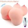 Male Masturbator for Men-LONOVE 3D Realistic Sex Doll,Silicone Stroker Sex Toy with Vagina/Pussy Anus Tunnels,As Gift Bullet Vibrator for Men Maximum Pleasure Relaxing Tool