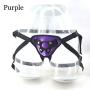 Liuyang001 Different Enjoyment7.2-inch Elastic Animal Purple Double Strapon Harness Strap Ons Funny Toys for Lesbian Pants Strap On Strapless liuyang001