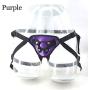 QFDYEQF 7.2-inch Elastic Animal Purple Double Strapon Harness Strap Ons Funny Toys for Lesbian Pants Strap On Strapless Big Head and Ball, Super Soft Long ergonomics
