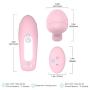 Wireless Rechargeable Mini Finger Massager U Shape Toy with Powerful Vibration Hands Free USB Waterproof Massage Wand for Neck Foot Shoulder