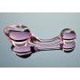 ZhengYa 3PCS Crystal Glass Butt Plug Adult Toys Sex Toys G-spot Stimulator Crystal Glass Pleasure Wand Anal Plug for Couple